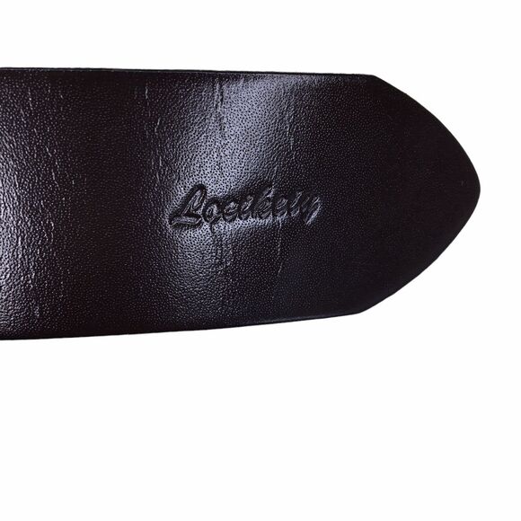 Locikeiy Belt Mens 50 Brown Smooth Genuine Leather Classic Core Preppy Dress NWT - Picture 2 of 8